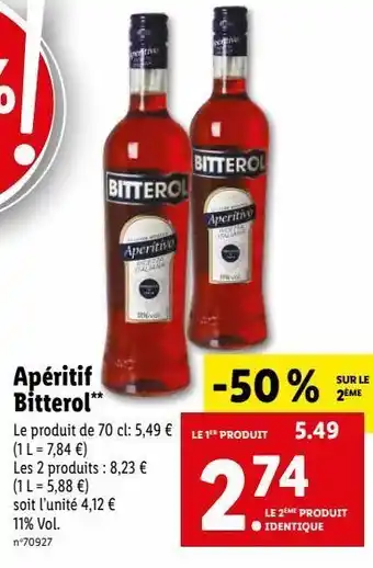 Lidl Apéritifs offre