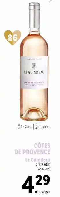Lidl Vin rosé offre