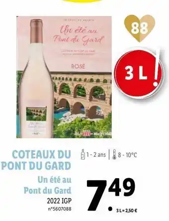 Lidl Vin rosé offre