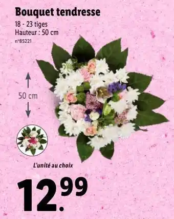 Lidl Bouquet de fleurs offre