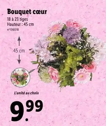 Lidl Bouquet de fleurs offre
