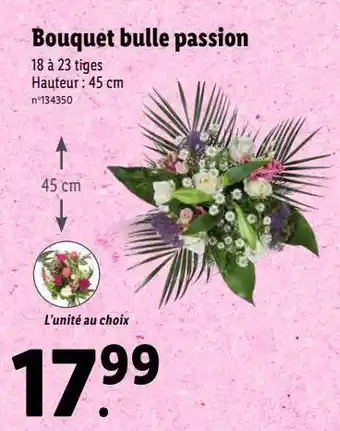 Lidl Bouquet de fleurs offre