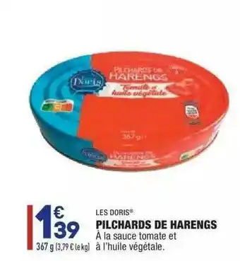 ALDI Pilchards De Harengs Les Doris offre