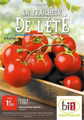 Bi1 Tomate Ronde Grappe offre