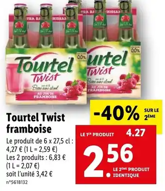 Lidl Tourtel Twist framboise offre