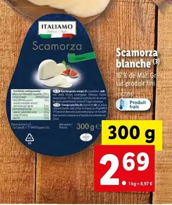 Lidl Scamorza blanche (3) offre