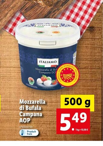 Mozzarella di Bufala Campana AOP