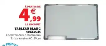 Hyper U Tableau blanc 40x60 cm offre