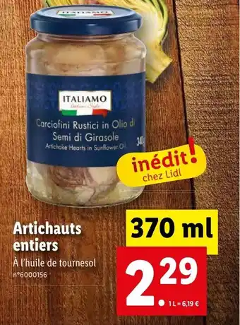Artichauts entiers