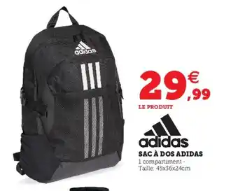 Hyper U Sac à dos adidas offre