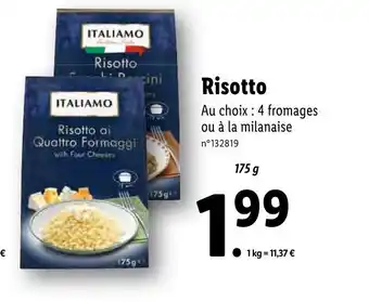 Lidl Risotto offre