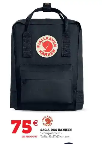 Hyper U Sac a dos kanken offre
