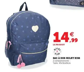 Hyper U Sac à dos milky kiss offre