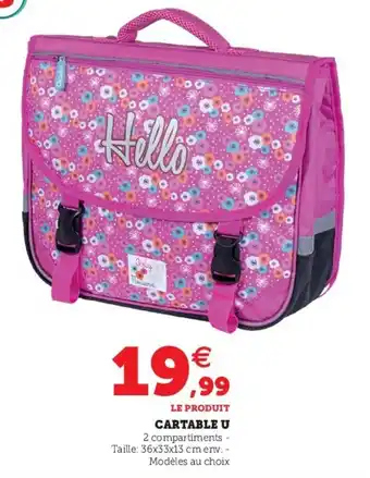 Cartable u