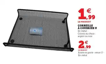 Hyper U Corbeille à courrier u offre