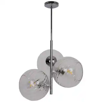 Suspension eclaze 3ampoules e27 ip20 argent