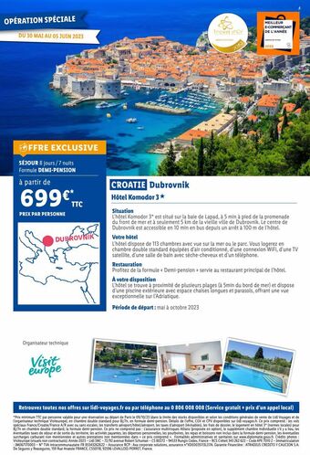 Lidl Voyages offre