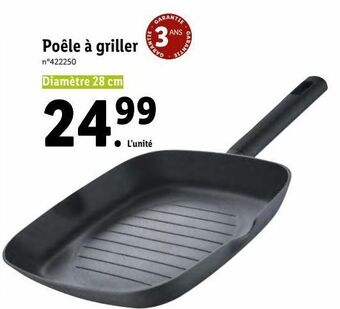 Lidl Poêle offre