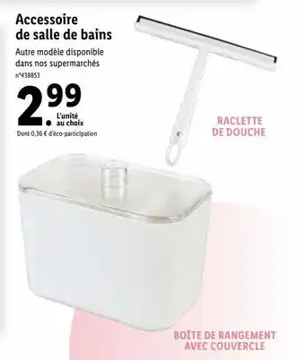 Lidl Salle de bain offre