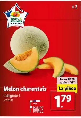 Lidl Melon offre