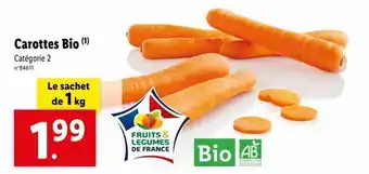 Lidl Carottes offre