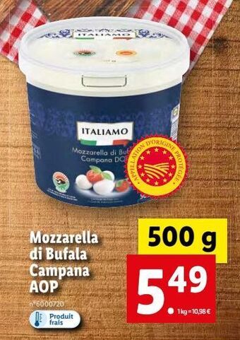 Lidl Mozzarella offre