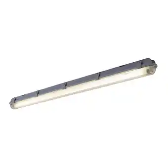 Castorama Réglette étanche cfl t8 colours qaanaaq gris 36w 126 cm offre