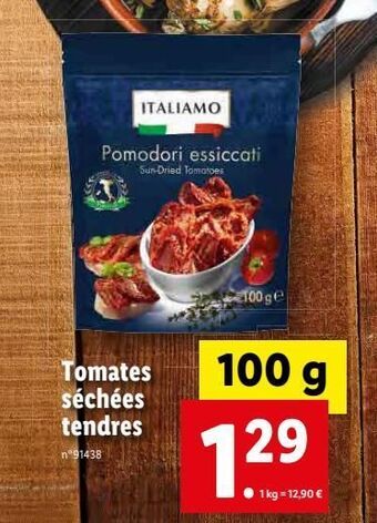 Lidl Tomates séchées offre