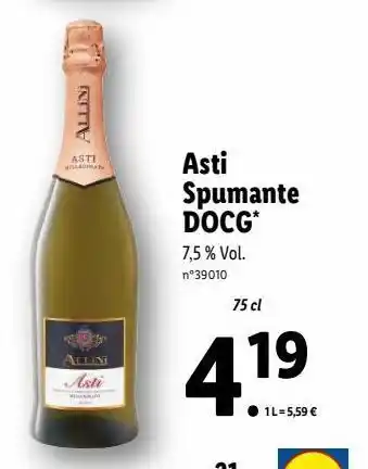 Lidl Champagne offre