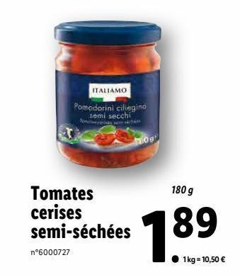 Lidl Tomate cerise offre
