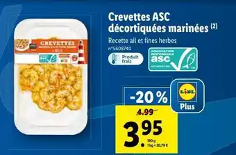 Lidl Crevettes offre