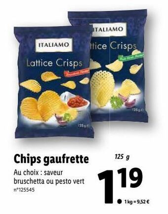 Lidl Chips offre