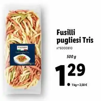 Lidl Pâtes offre