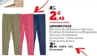 Hyper U Legging fille offre