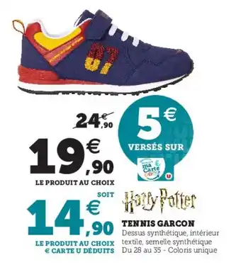 Hyper U Tennis garcon offre
