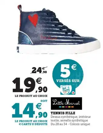 Hyper U Tennis fille offre