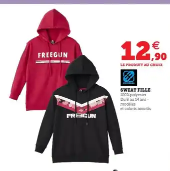 Hyper U Sweat fille offre