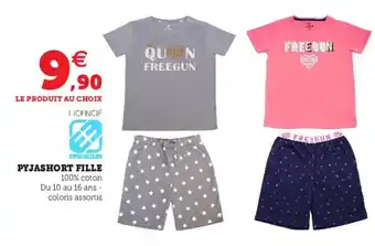 Hyper U Pyjashort fille offre