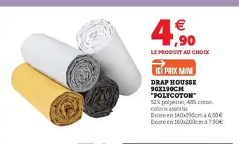 Hyper U Drap housse offre