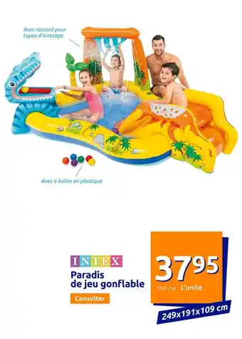 Action INTEX Paradis de jeu gonflable offre