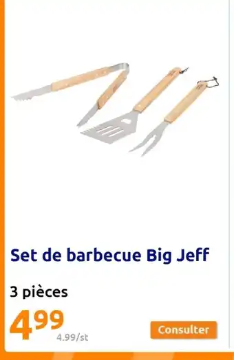Action Set de barbecue Big Jeff offre