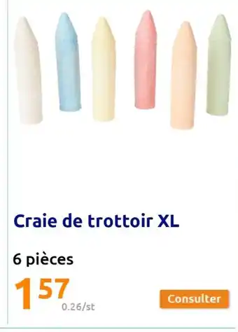 Action Craie de trottoir XL offre
