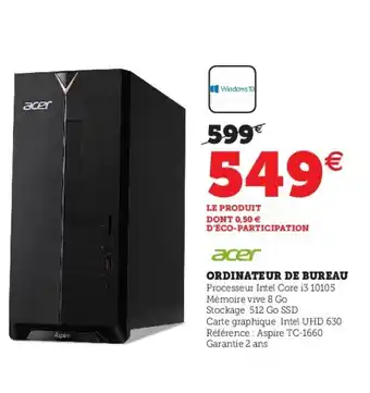 Hyper U Ordinateur de bureau offre