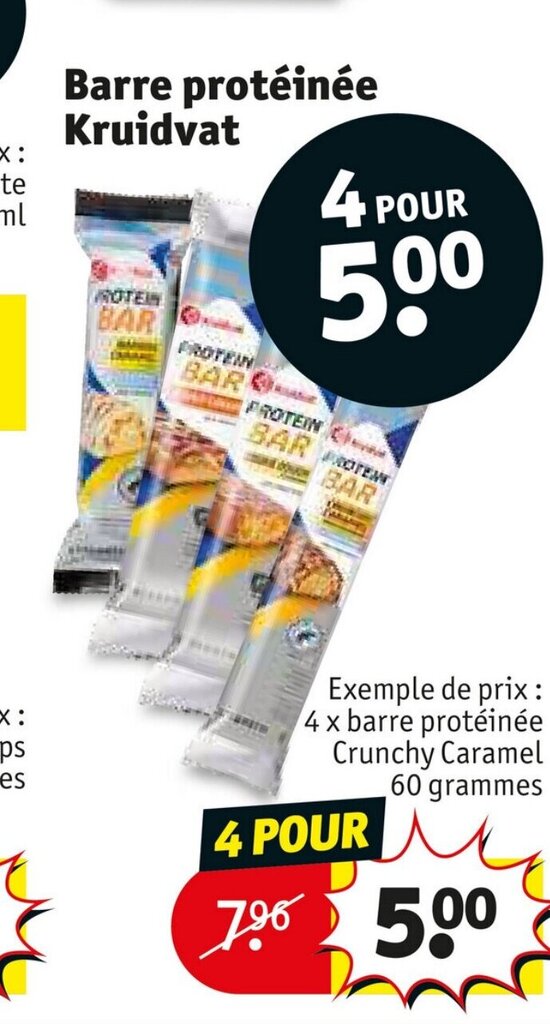 Promo Barre protéinée Kruidvat chez Kruidvat