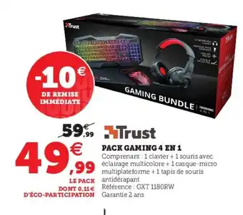 Pack Gaming 4 en 1