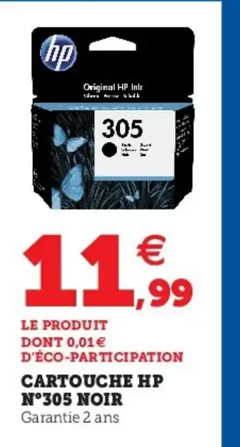 Hyper U Cartouche HP offre