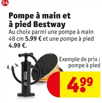 Pompe Ă main et Ă pied Bestway