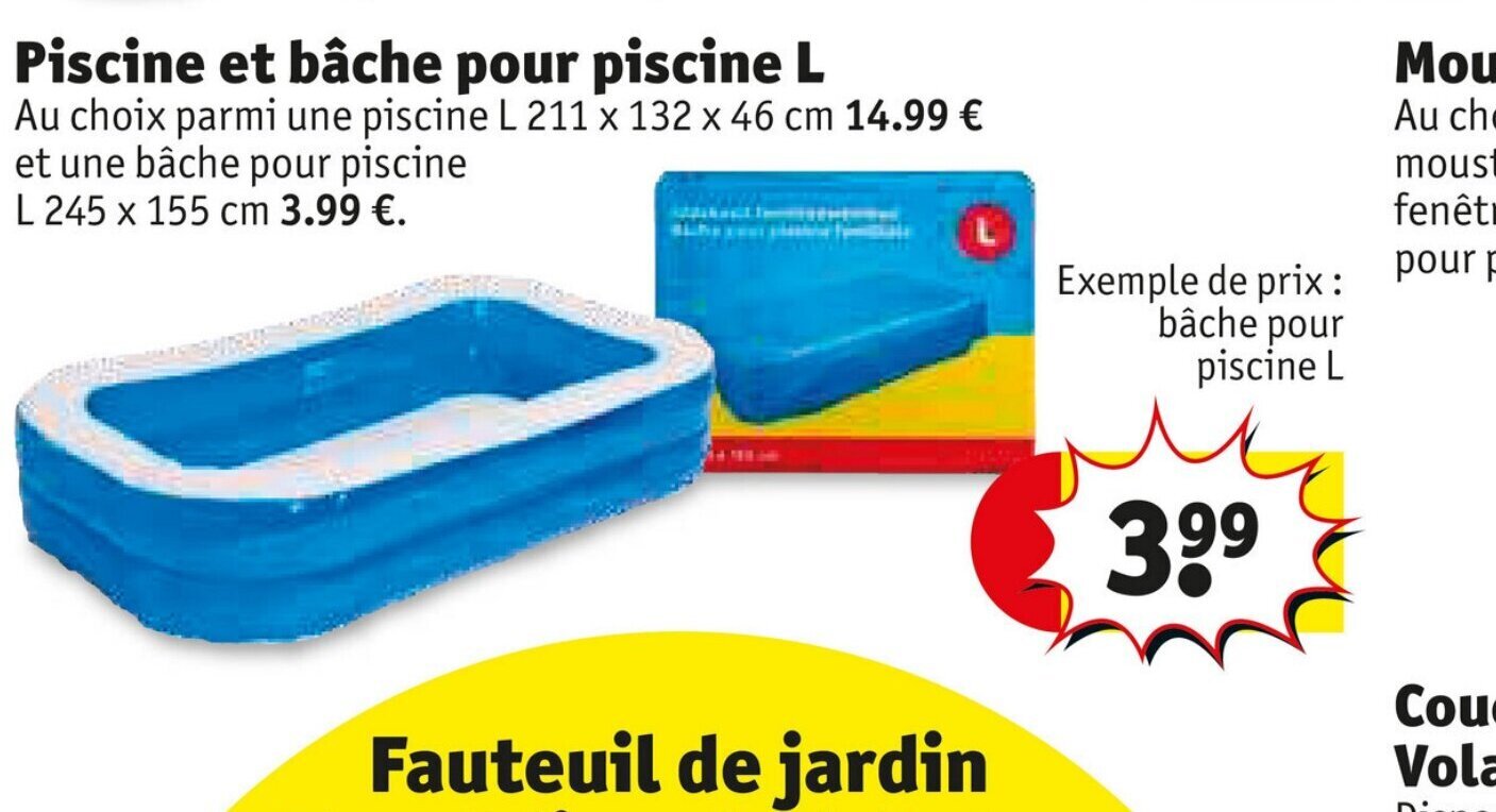 Kruidvat Piscine et bâche pour piscine L offre
