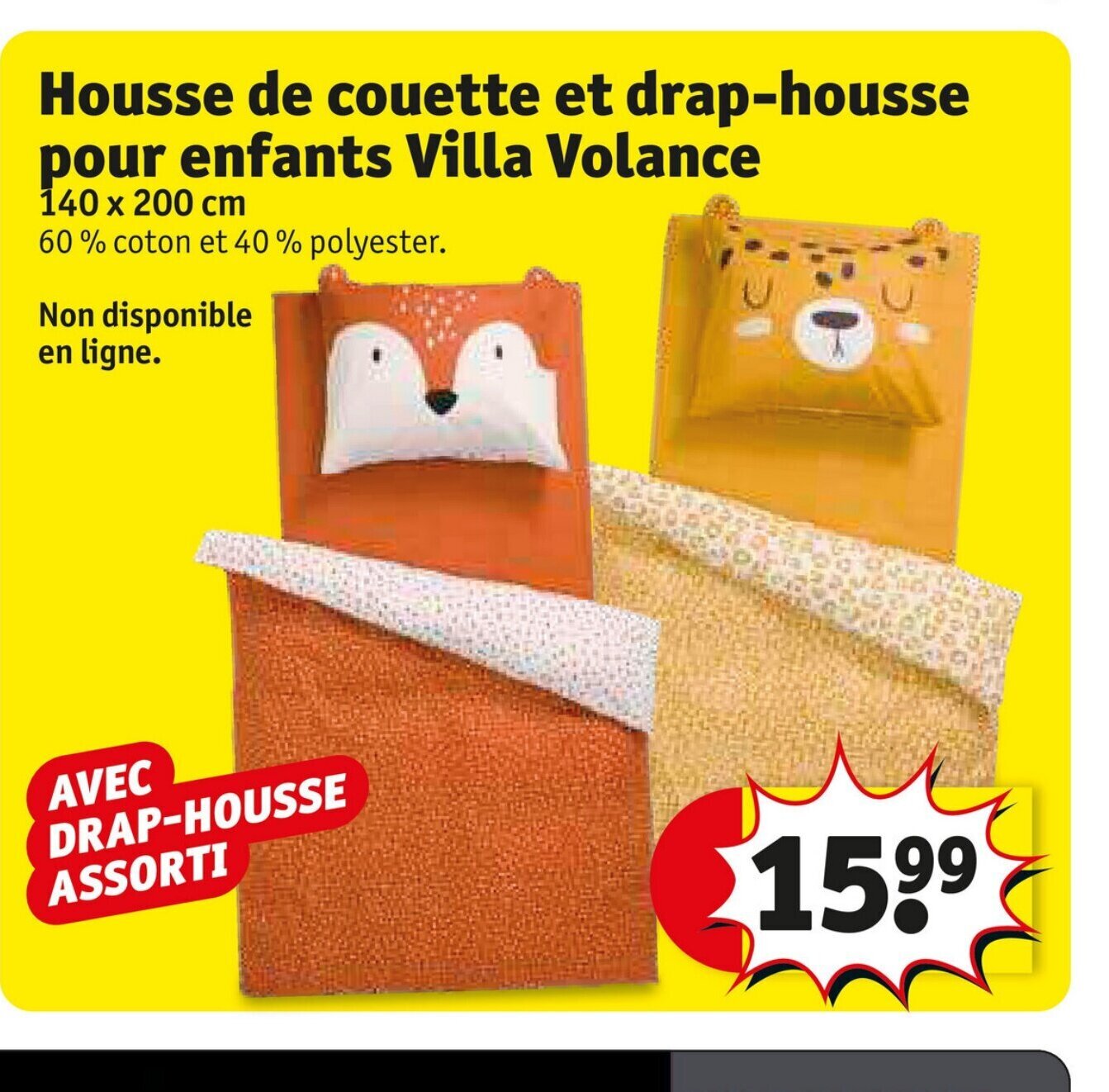 Kruidvat Housse de couette et drap-housse offre