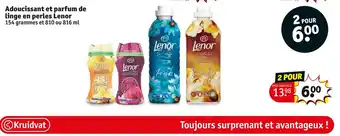 Adoucissant et parfum de linge en perles Lenor